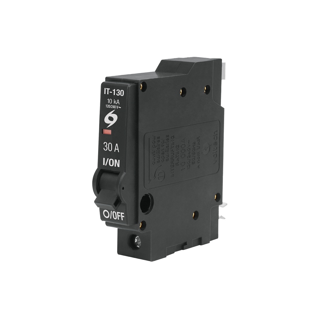 IT-130G | Interruptor de 1 polo 30A enchufable, a granel, VOLTECK