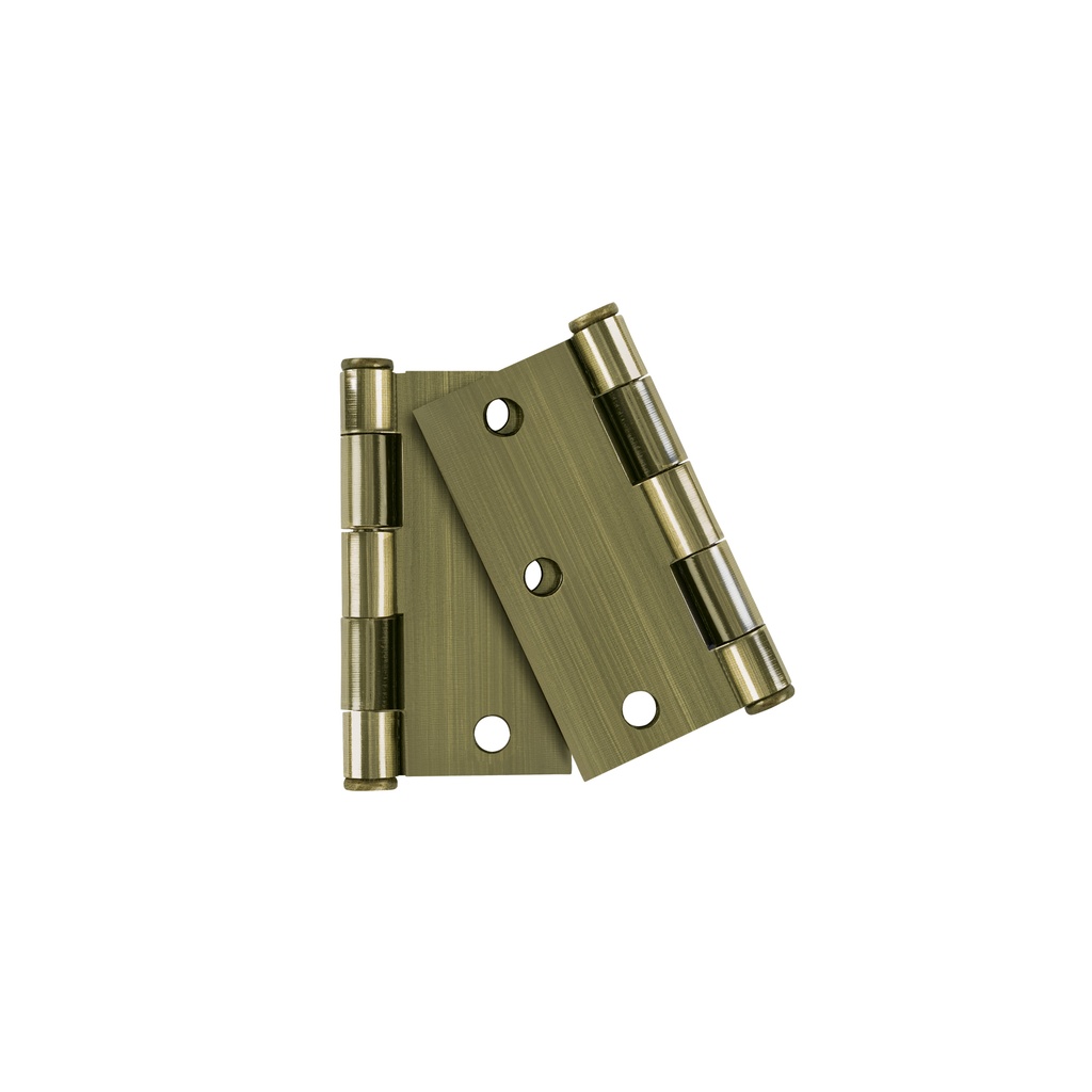 BC-302PB | Bolsa c/2 bisagras cuadradas de 3' acero laton antiguo, plan