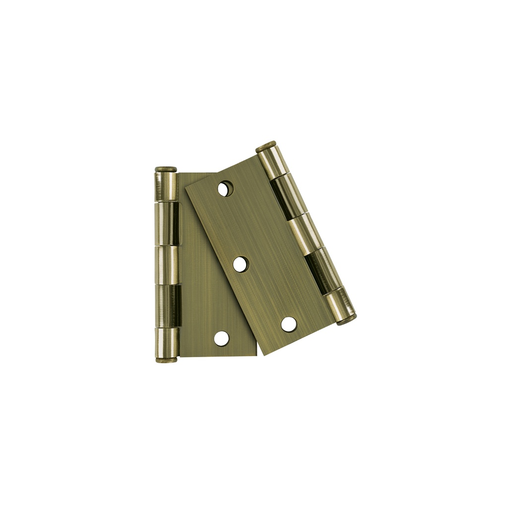 BC-352PB | Bolsa c/2 bisagras cuadrada 3-1/2' acero laton antiguo, plan