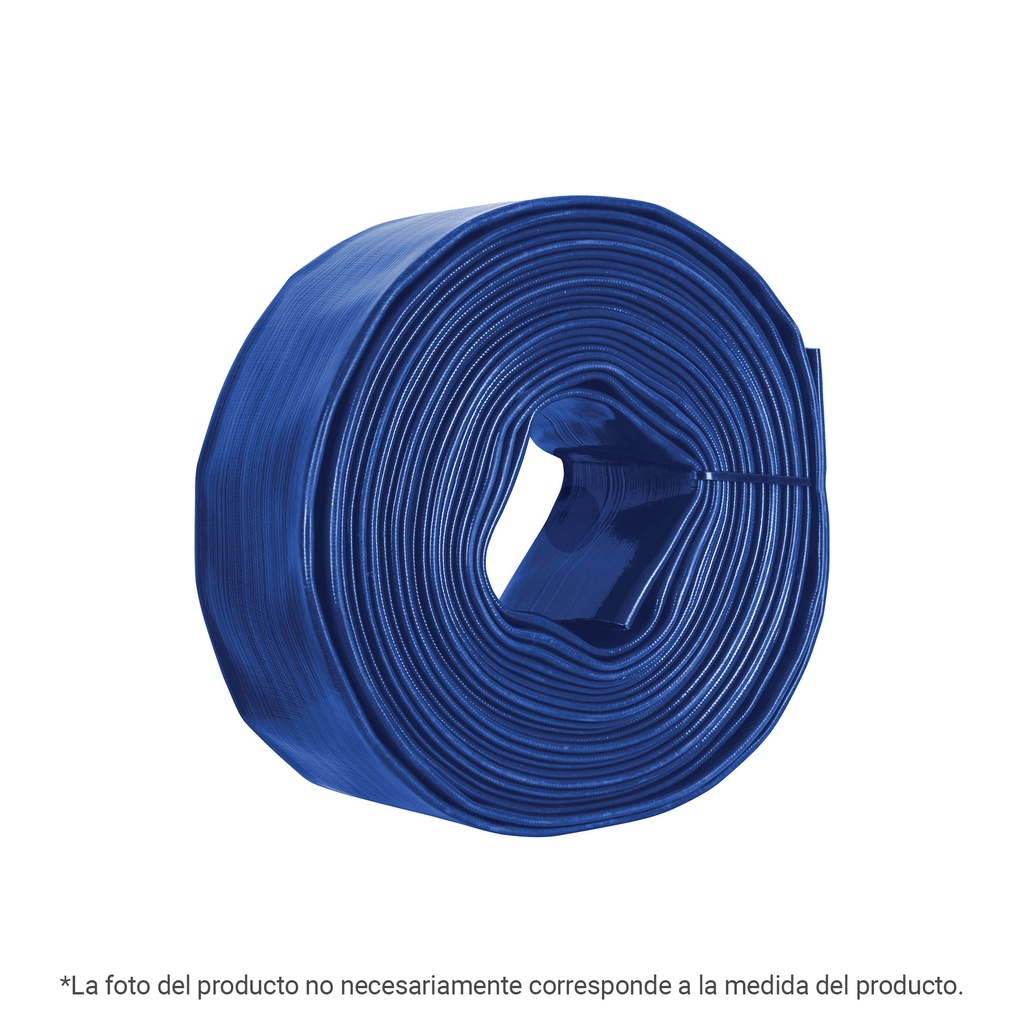 M1510D | Rollo de manguera plana de 1.5'x100m de descarga p/motobomba