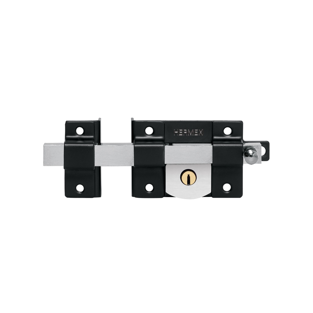 CB-456I | Cerradura de barra libre, izquierda, negra HERMEX