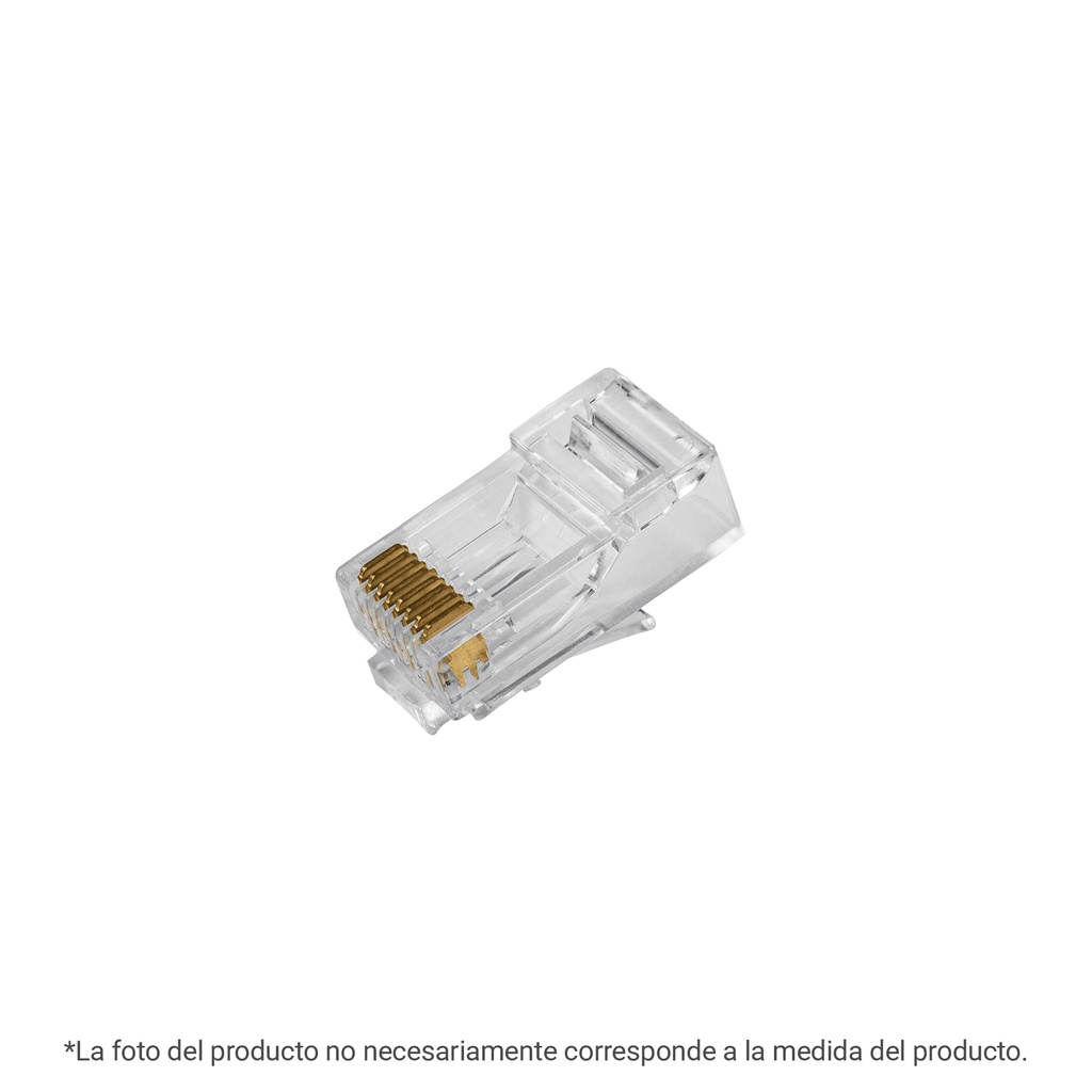 CBR-5P100 | Plug RJ45 CAT5E, Bote con 100 piezas, VOLTECK