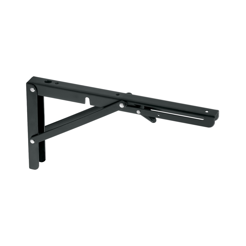 MEP-12N | Ménsula plegable de acero negra 6' x 12', FIERO