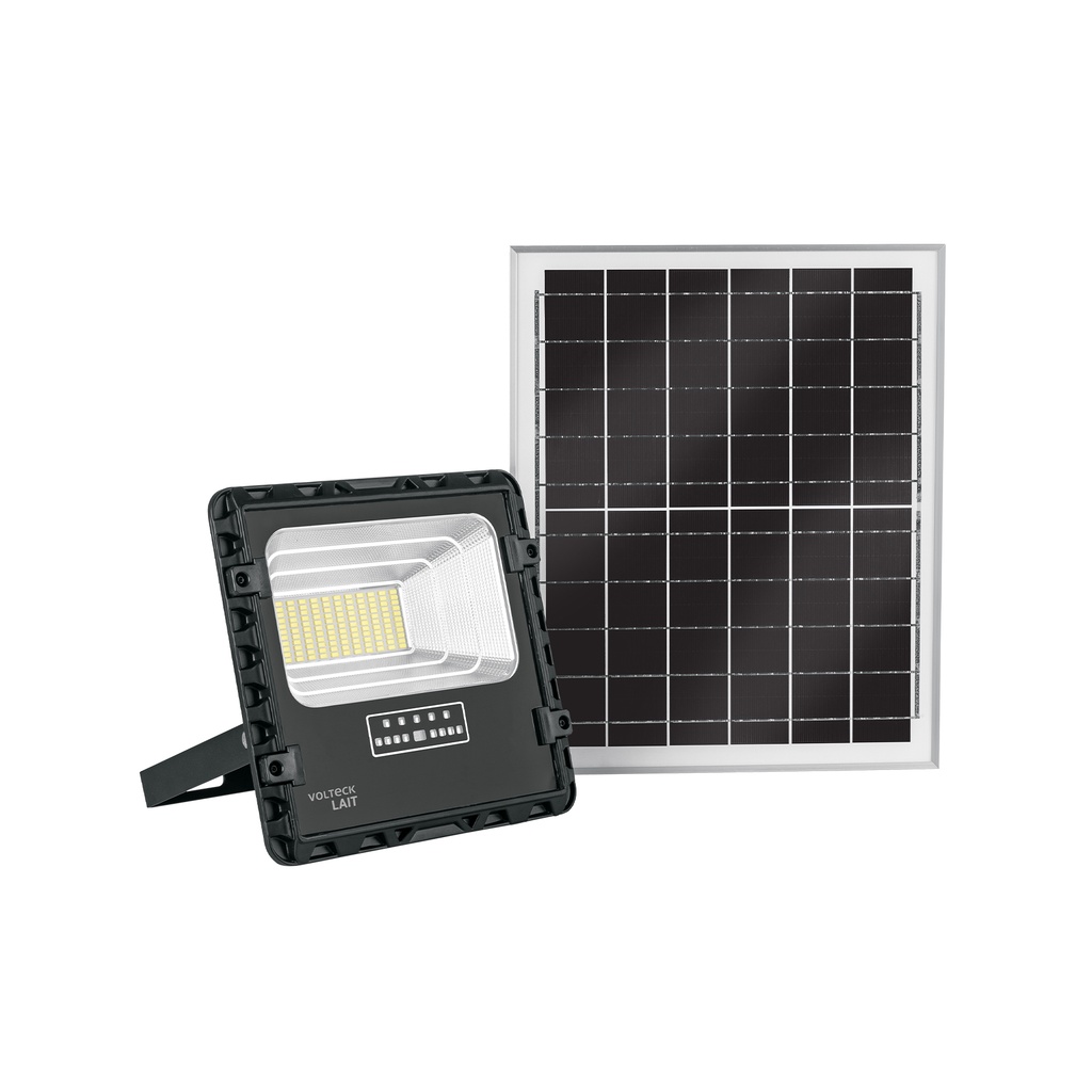 REF-503SL | Reflector Led 60 W con panel solar, luz de día, Volteck