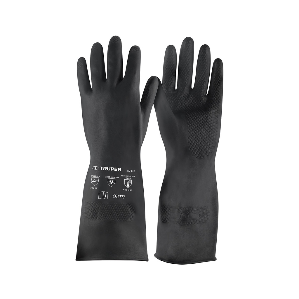 GU-814 | Guantes de neopreno p/manejo de químicos, XG, Truper