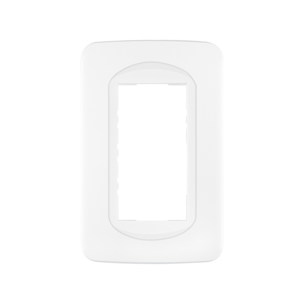 PPTR-TB | Placa de 1 ventana 3 módulos, línea Toledo, Basic