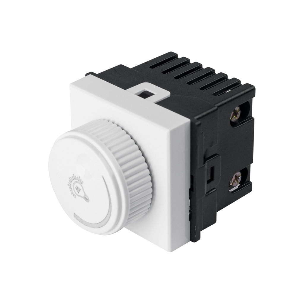 DIM15-TB | Dimmer giratorio de 1.5 módulos, línea Toledo, Basic