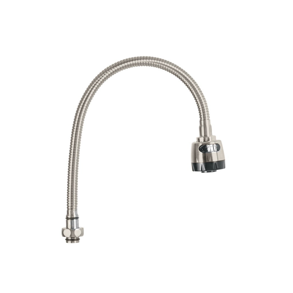 AQCR-81M | Cuello flexible para mezcladora de fregadero, negro, AQUA