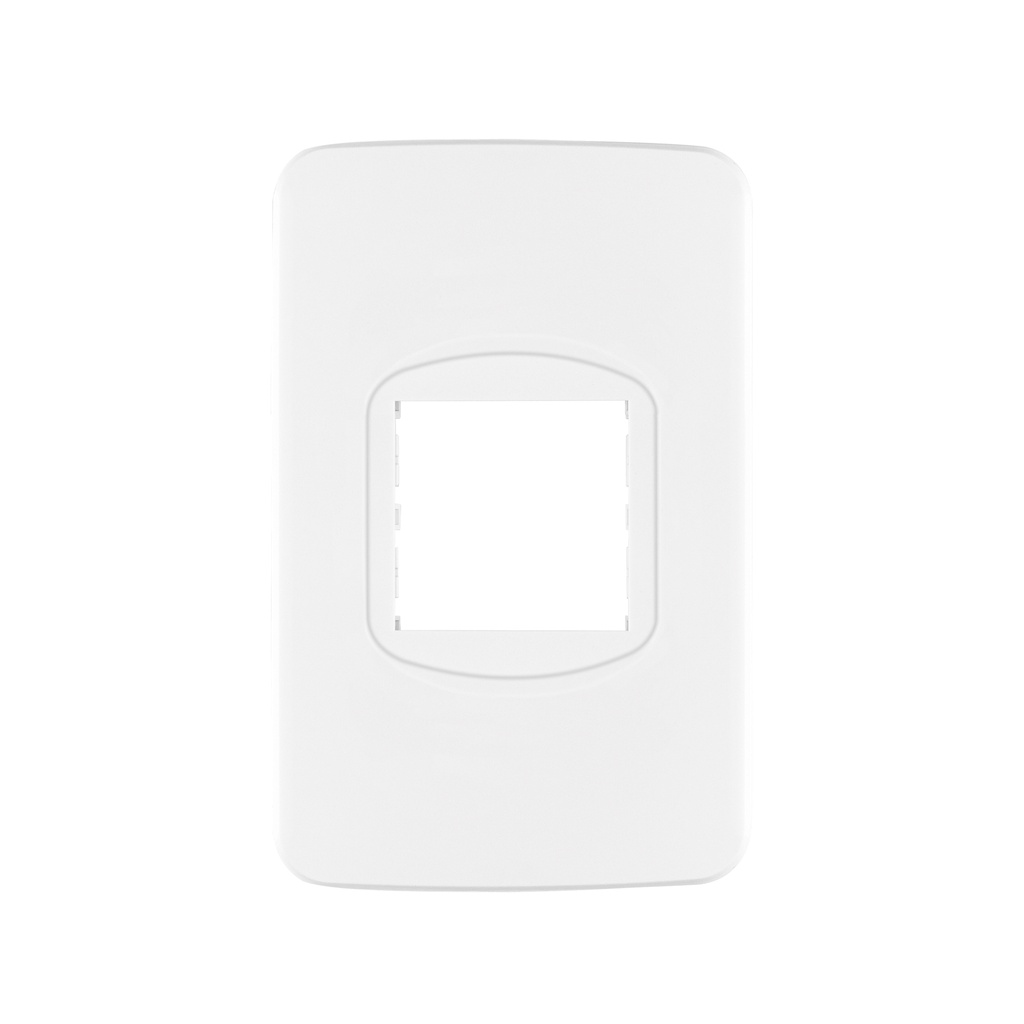 PPSE15-TB | Placa de 1 ventana 1.5 módulos, línea Toledo, Basic