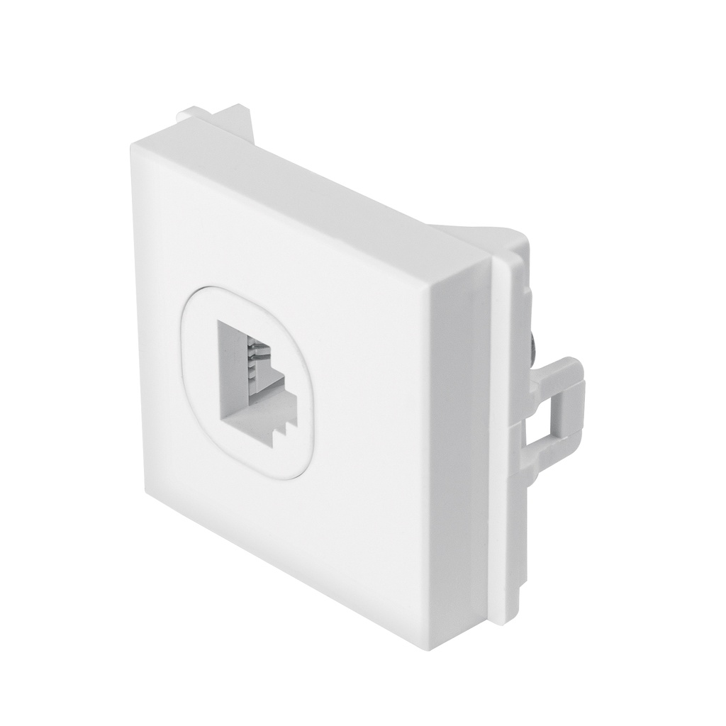 TE15-TB | Toma de teléfono de 1.5 módulos, línea Toledo, Basic