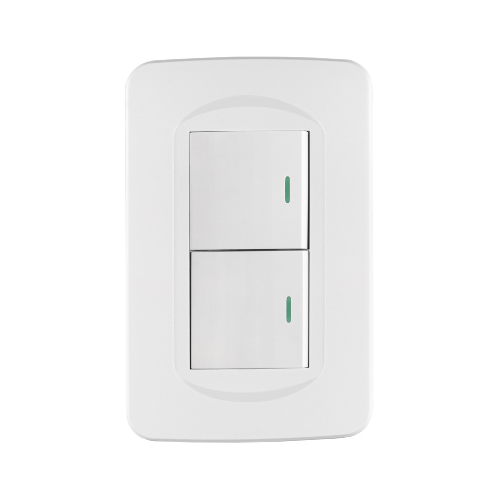 PA-APDO15-ETB | Placa armada 1 interruptor y 1 de 3 vías 1.5 mód., Toledo